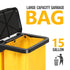 TUFFIOM 500lbs Locking Cleaning Janitorial Cart With Wheeled